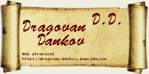 Dragovan Dankov vizit kartica